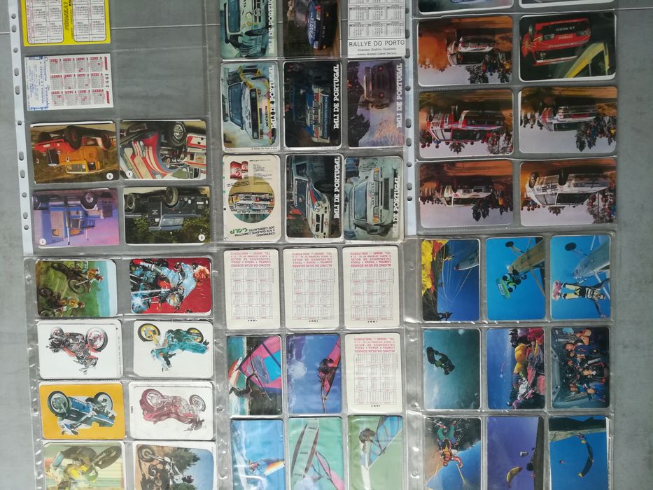 Coleção calendários antigos (signos, rally, motas, sabrina)
