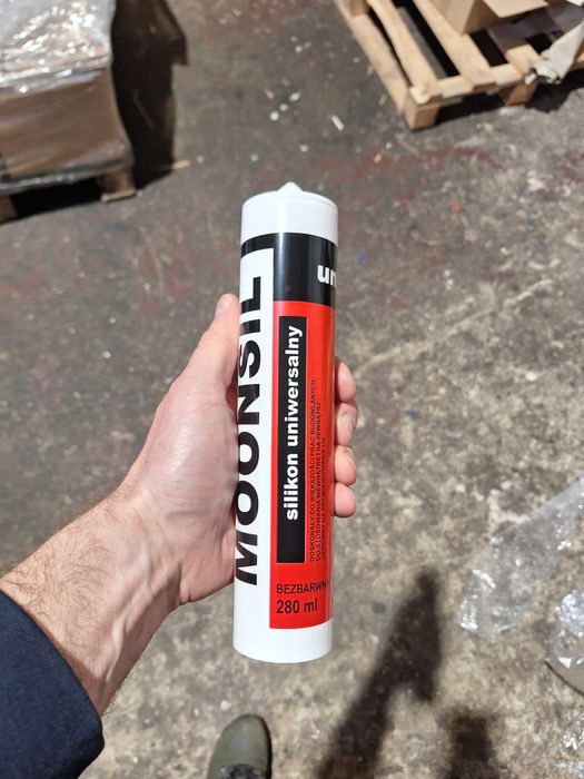 Silikon uniwersalny MOONSIL 280ml bezbarwny - 1 sztuka