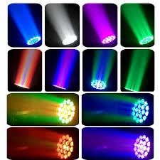 Party Lights: 4 x Moving Head Wash Light Robots, 19×15 W64550424123138124