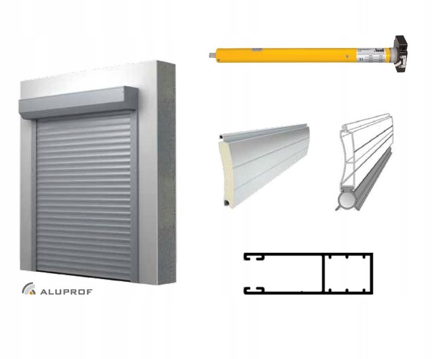Brama Rolowana PA77 Aluprof 10 kolorów 390x340