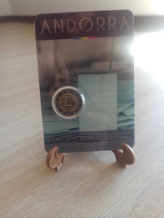 Moedas comemorativas 2 euros Andorra