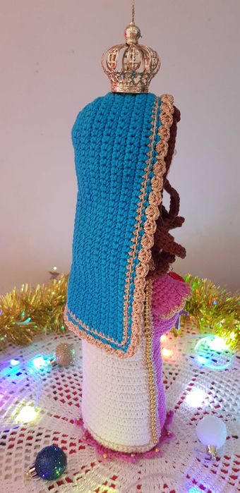 Nossa Senhora Amigurumi Rosa Grávida