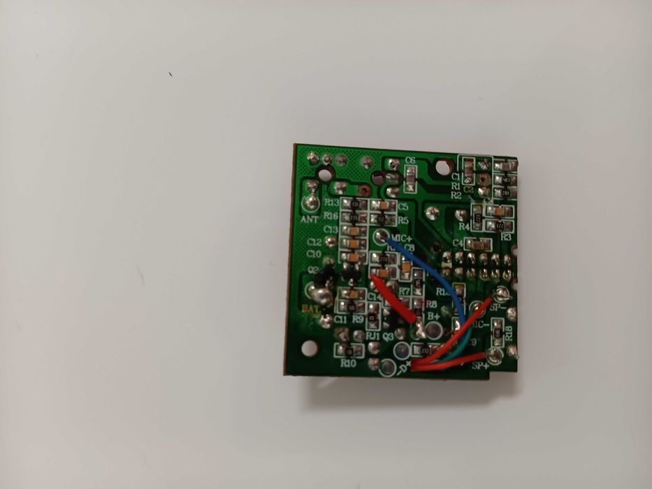 Placa circuito de um walkie talkie