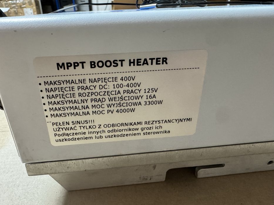 Sterownik do grzalki PV mppt boost 3.3kw WiFi Tryb Awaryjny 230V