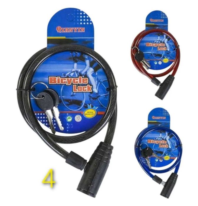 Мото вело замок протиугінний надійний для самокатів, велосипедів