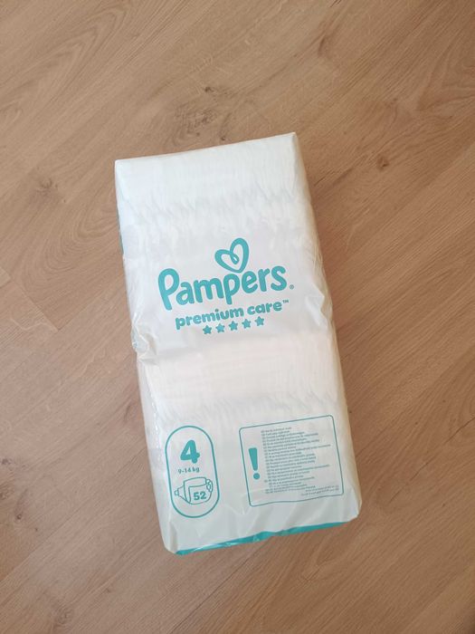 Pieluchy Pampers premium care 4 ,104 sztuki