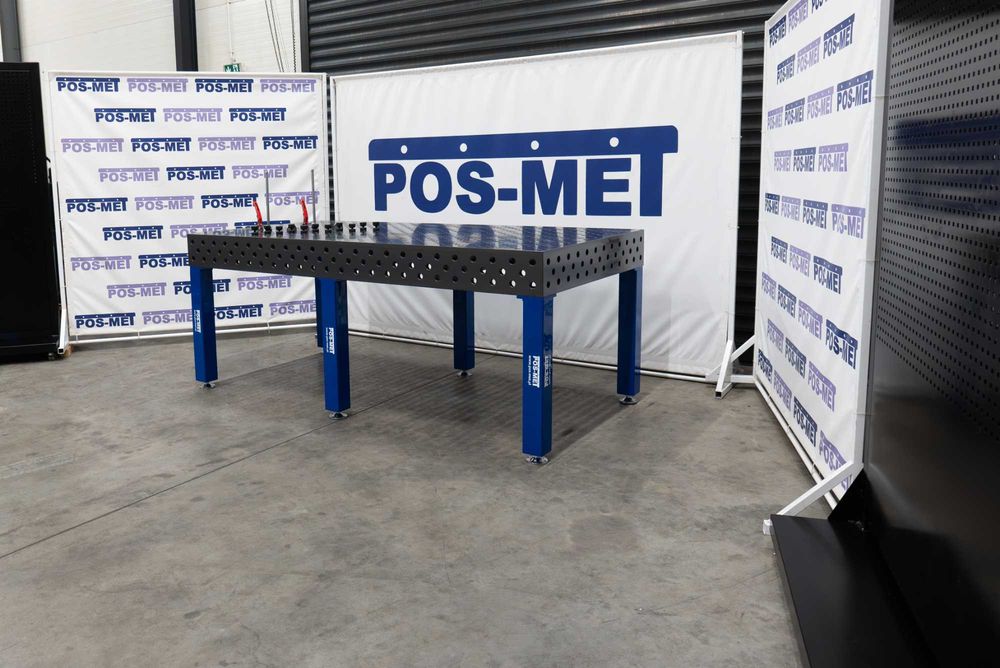 Зварювальний стіл POS-MET 28 мм - 2400×1200 мм, стільниця 12 мм