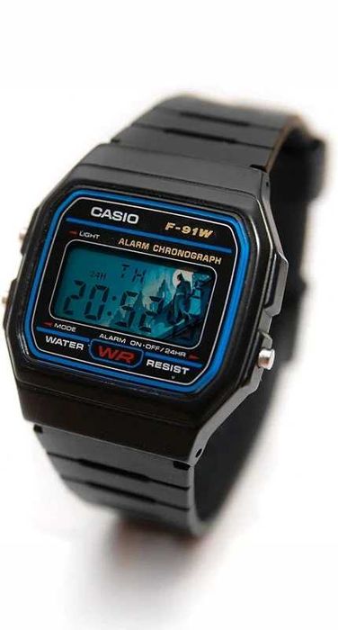 Casio F91W Modificado – Edição Batman, Novo