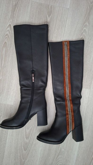 Сапоги зимові з натуральної шкіри