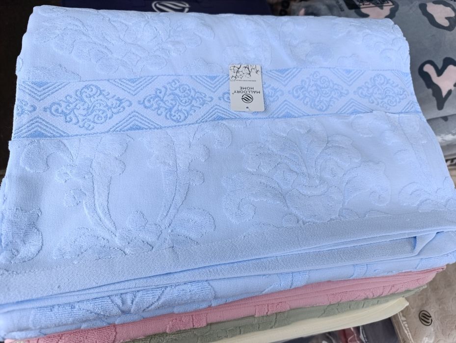 Махрові бавовняні простирадла 200х230. Mallory Home.