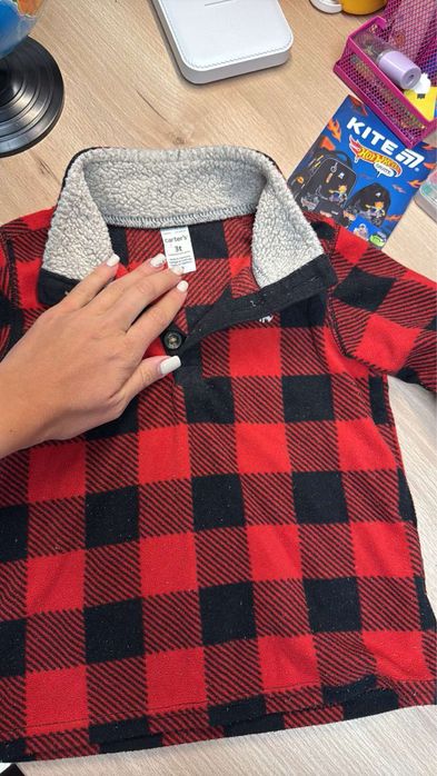 Флисовая кофта carters 3t