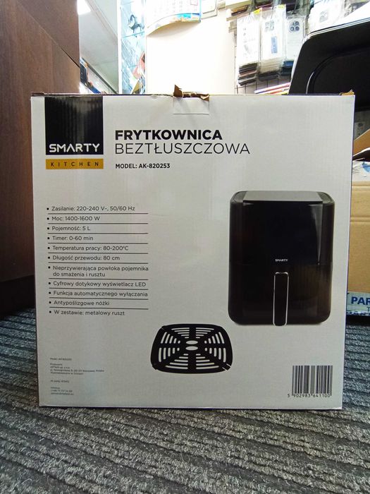 /777/ Frytkownica beztłuszczowa 1600W , 8 dedykowanych programów NOWA!