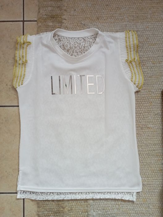 Bluzka biała koronka