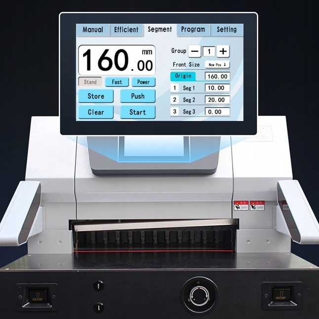 Elektryczna gilotyna do papieru EvoCutter CM460X