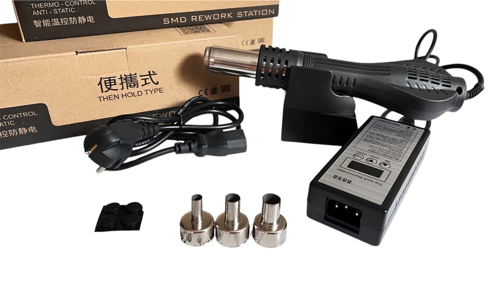 Паяльна станція 8858 фен термовоздушная Паяльная  станция портативная