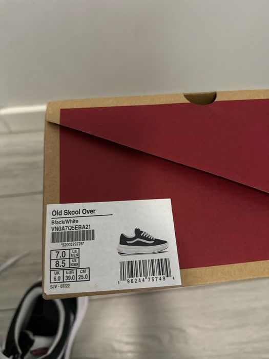 Vans Old School Over 25 см 39 розмір