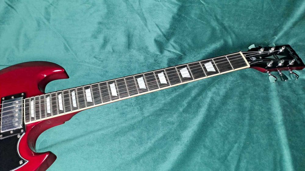 Harley Benton SG DC-580 Cherry Red