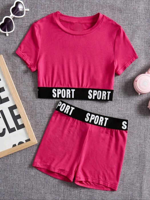 Komplet na lato, komplet dla dziewczynki, komplet dziewczęcy, 11-12 l