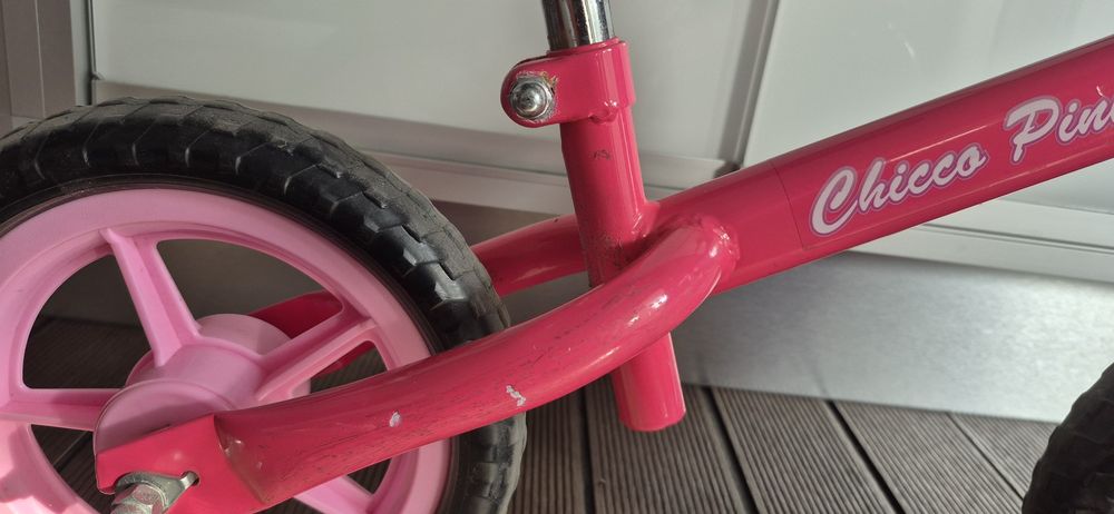 Bicicleta Chicco de Aprendizagem Rosa Sem Pedais