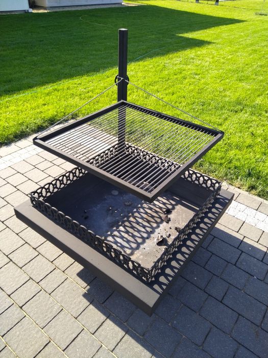 Palenisko, grill, ruszy nierdzewnych