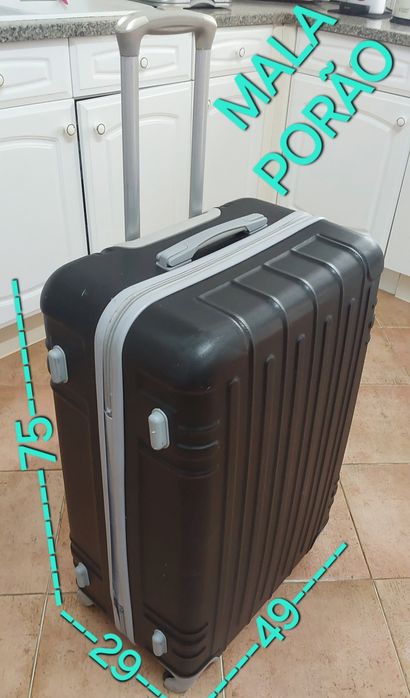 MALA DE VIAGEM DE PORÃO SEMI RÍGIDA E 4 RODAS. Casa,Arrumação,Quarto,Passeio,Mudanças.
