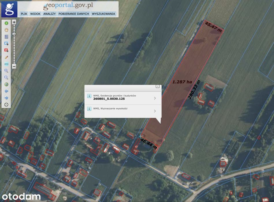 Wydzierżawię 6,5 ha i 1,20 na farmę fotowoltaiczną , magazyny energii