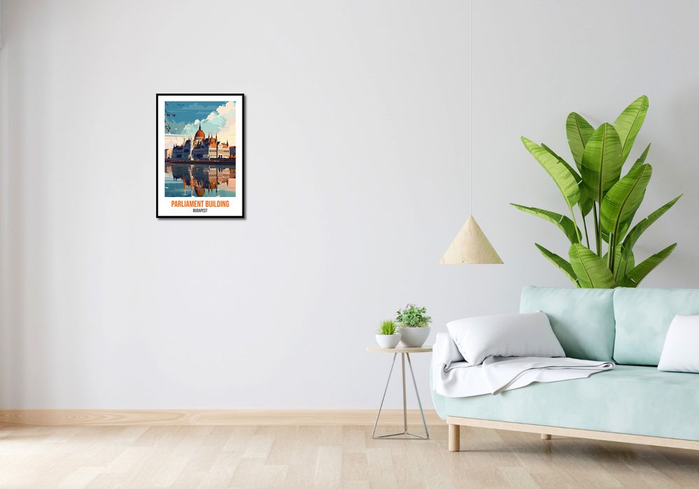 Plakat 42x59,4cm Parliament Building, Budapest