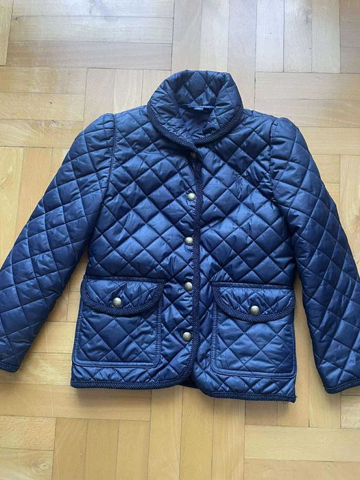 Pikowana kurtka wiosna / jesień dziewczęca Ralph Lauren rozm 116 6 lat
