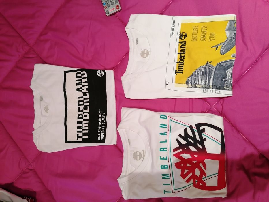 3 t-shirts Timberland