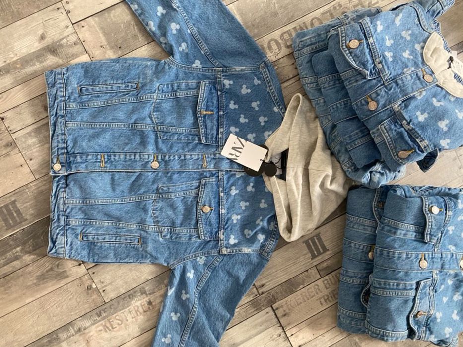 Джинсова куртка Zara 13-14 років в новому стані