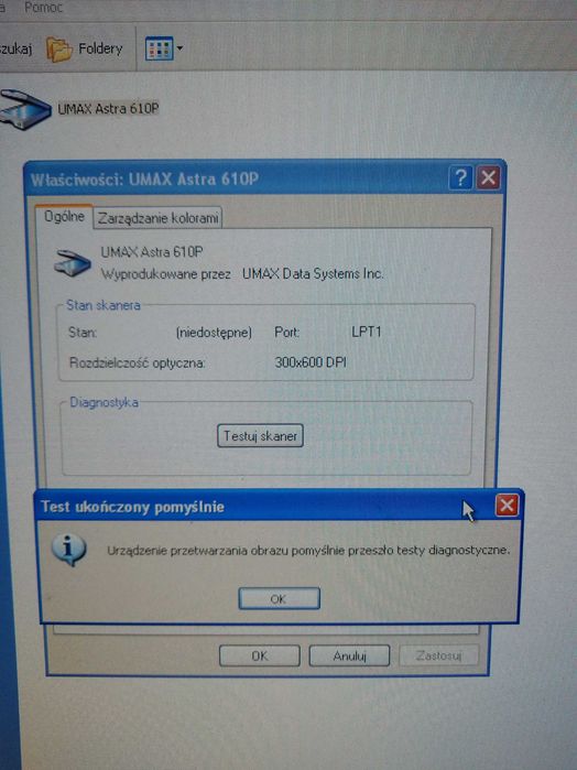 Skaner płaski UMAX Astra 610 P