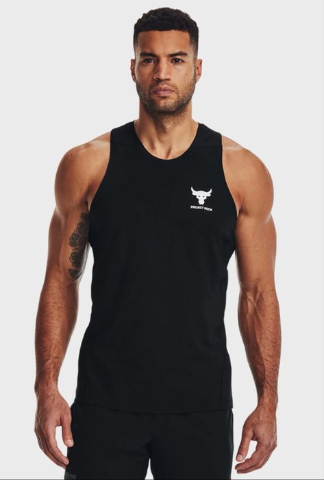 Майка Under Armour project rock компрессионная для бодибилдинга и спорта
