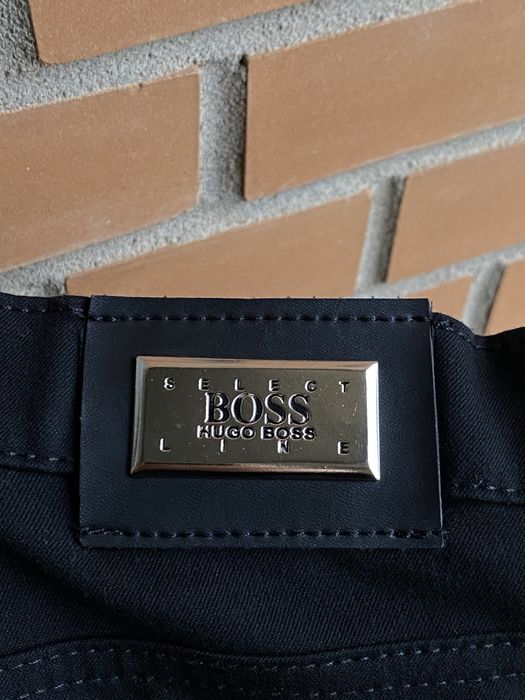 Штани Hugo Boss чорні L-XL класичні эластичні