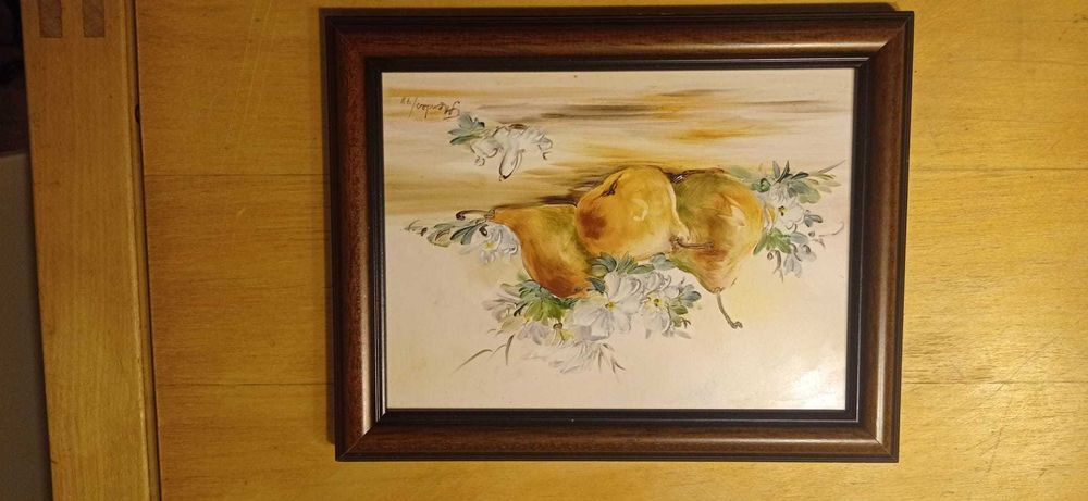 Óleo natureza morta