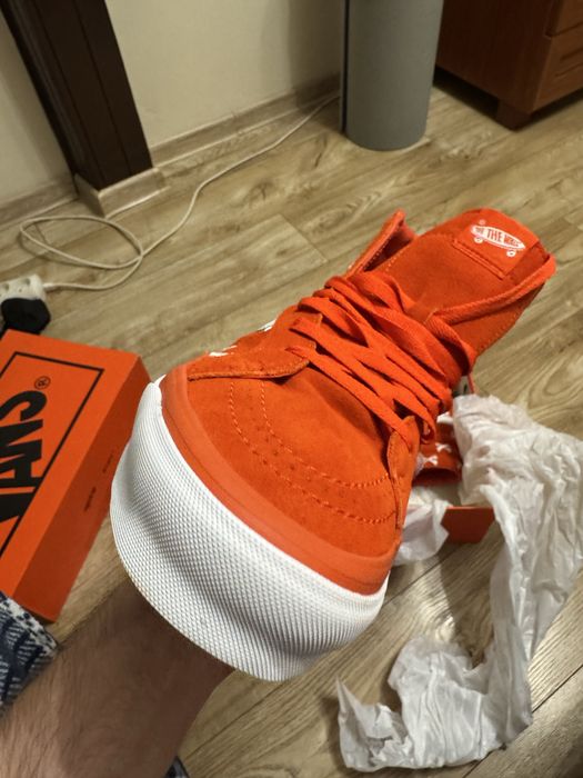 Vans x wtaps sk8 hi orange