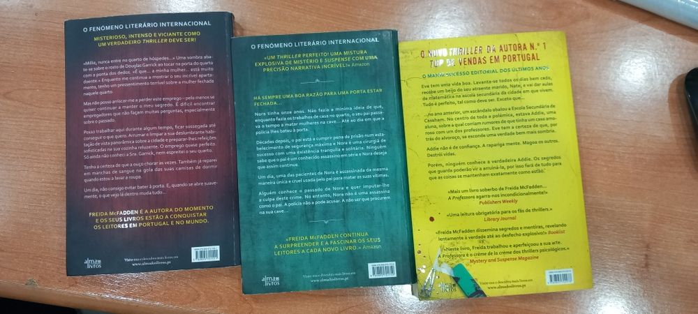Livros da Freida McFadden