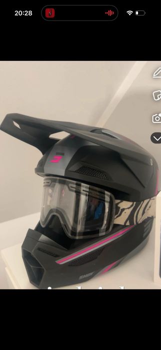Kask na crossa s.bardzo dobry