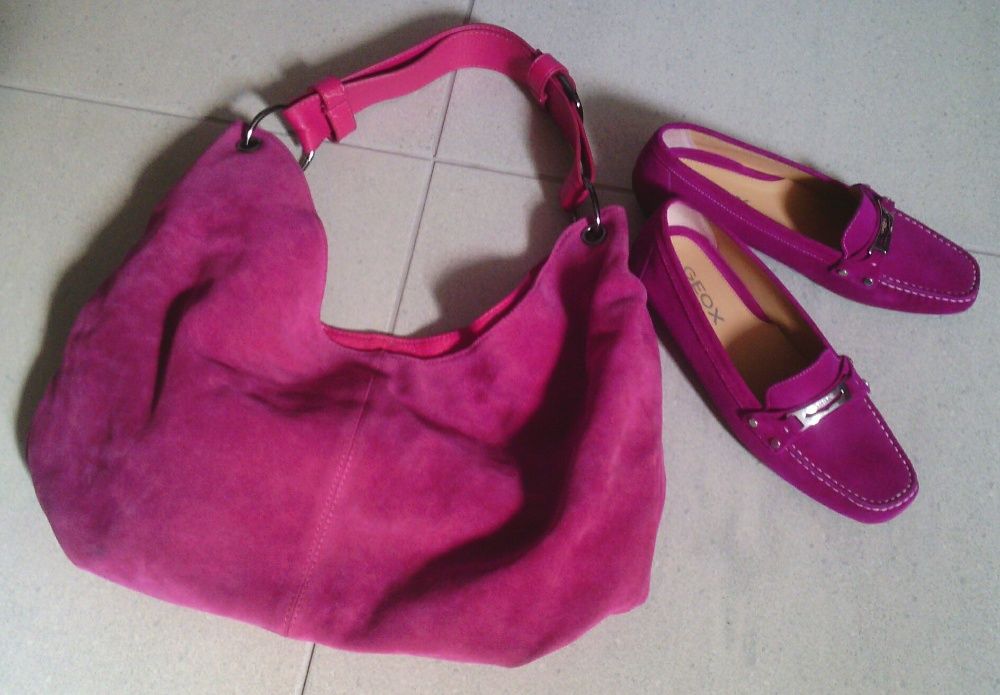 Сумка натуральный замш эко кожа