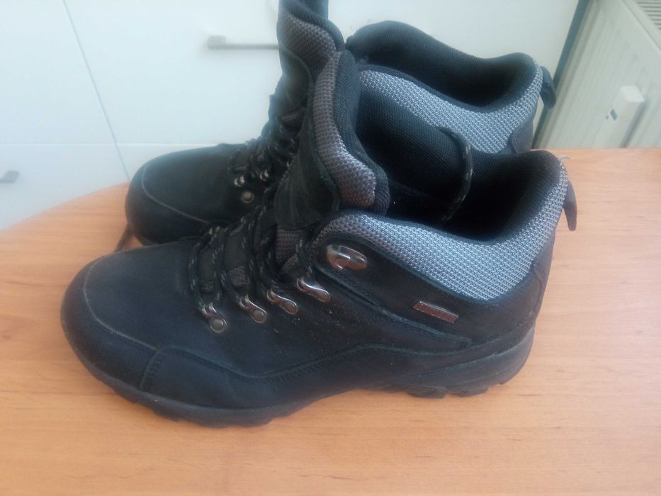 buty młodzieżowe, męskie, zimowe, skorzane, ocieplane 41