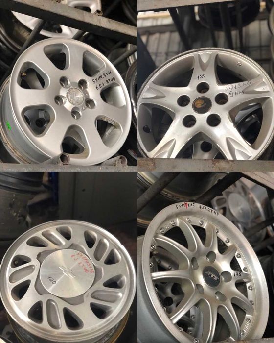 5 114.3  R15 Renault Nissan  Диски  легкосплавні титани