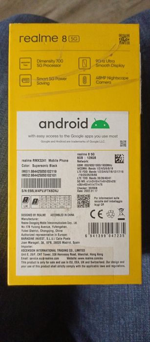 Realme8 5g  uzywany