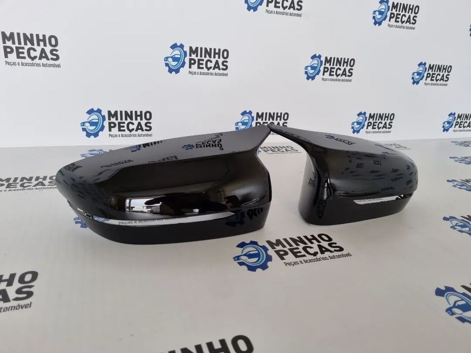 Capas de Espelho BMW Serie 5 (G30/G31) Look M5 Preto Brilho