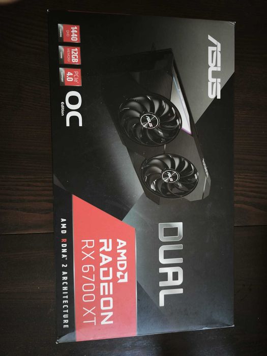 ASUS Dual AMD Radeon RX 6700 XT OC Edition Placa Gráfica