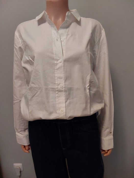 Camisa Blusa Femenina Tommy Hilfiger Branca Nova