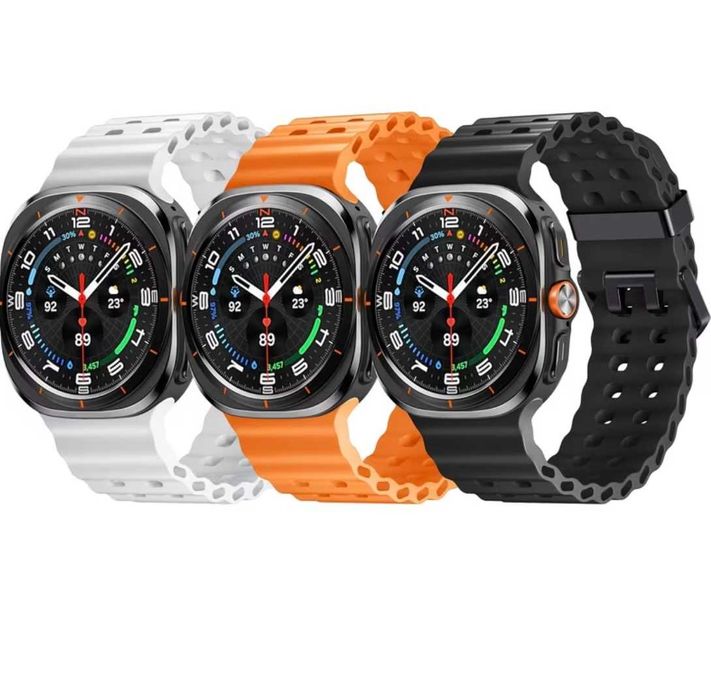 Ремінець силіконовий для Samsung Galaxy Watch Ultra 2, Ultra 47 мм ремешок силиконовий