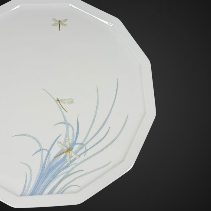 Duża patera Rosenthal Polygon Libelle Milos ważka Tapio Wirkkala B6/100825