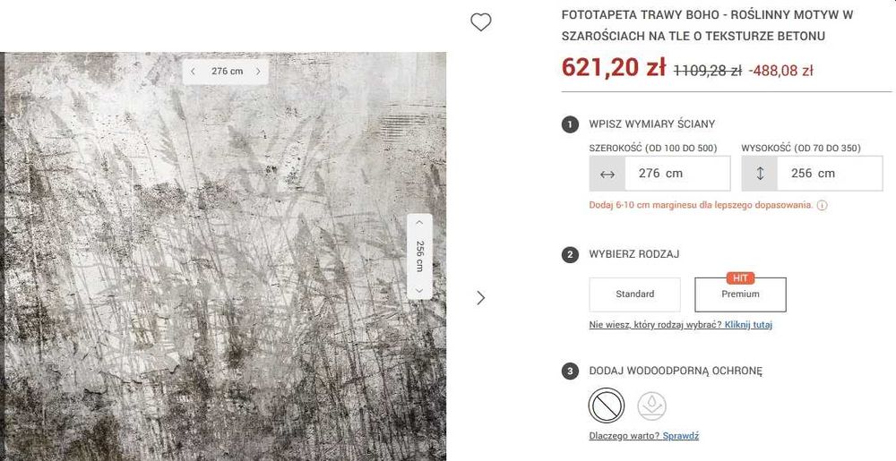 Fototapeta trawy boho