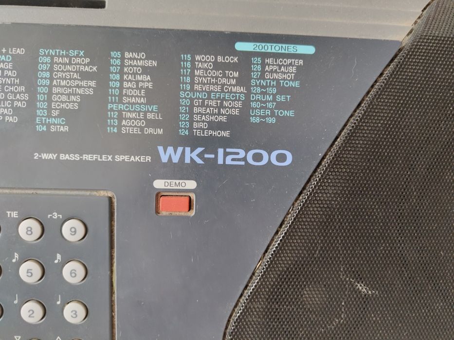 Teclado Casio wk 1200 para desocupar