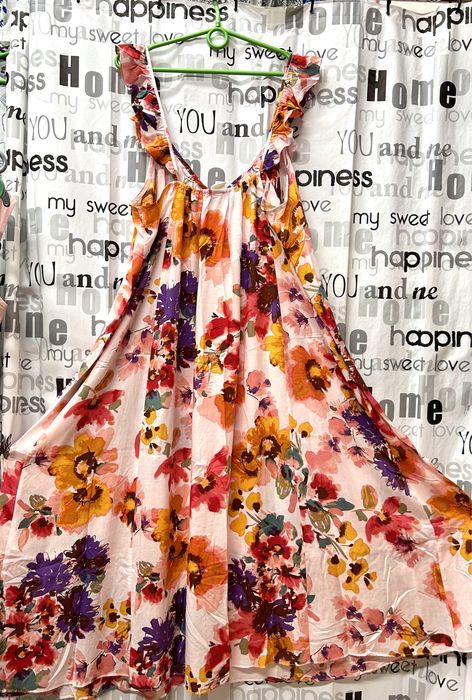 .Лёгкий невесомый сарафан. Натуральный. H&M