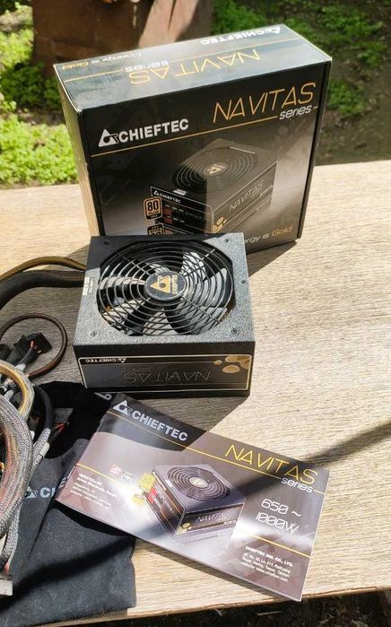 блок живлення 1000Вт Chieftec 80 Plus Gold блок 1Квт ігровий